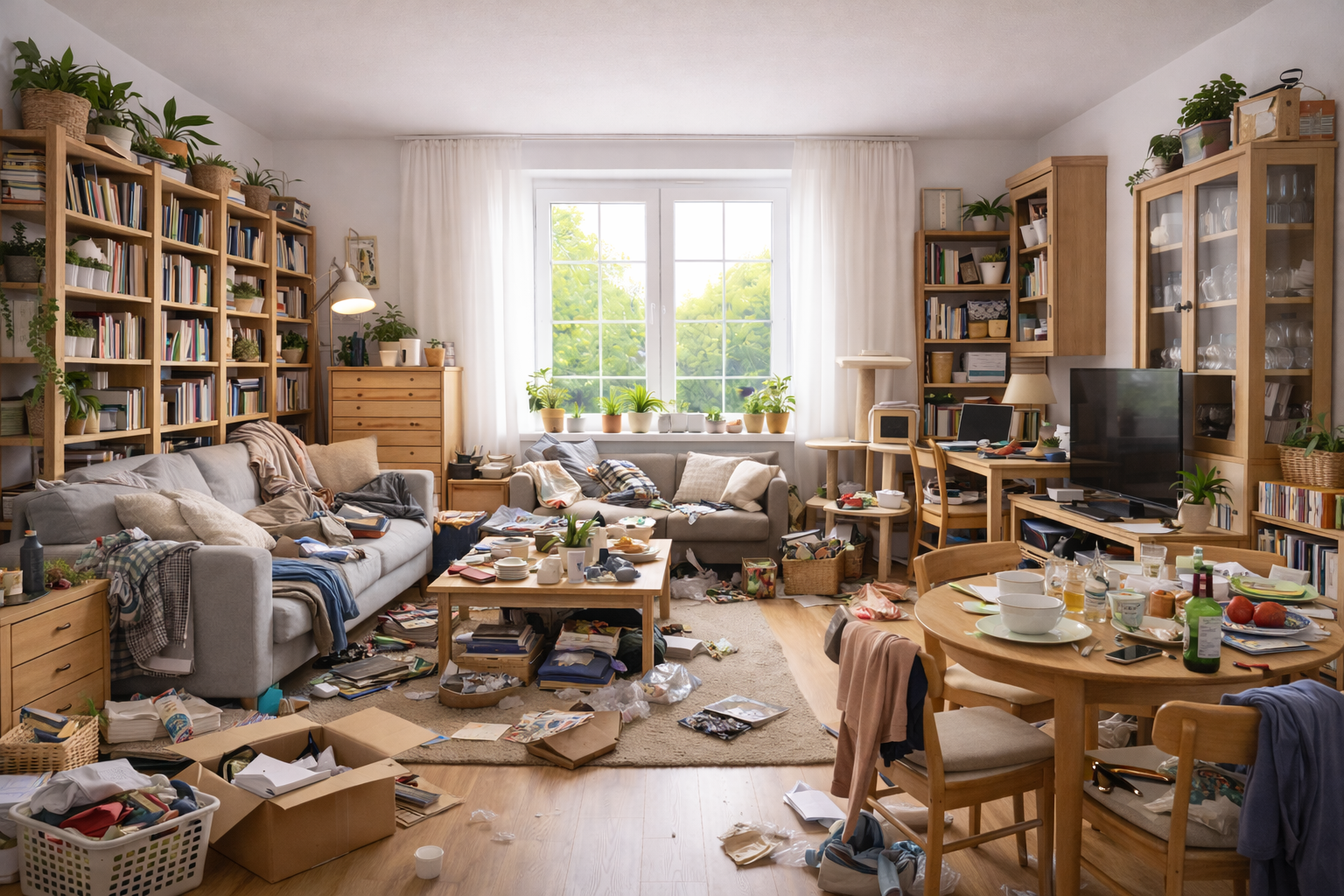 Beispiel: sehr voll / Messie